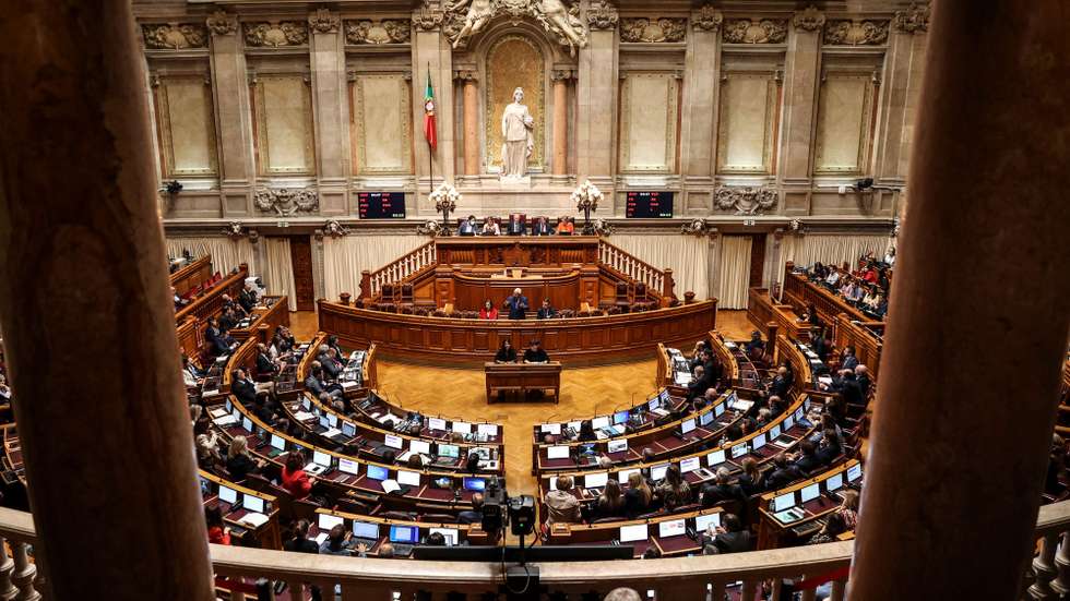 O primeiro-ministro, António Costa, intervém durante o debate preparatório do Conselho Europeu, na Assembleia da República, em Lisboa, 19 de outubro de 2022. CARLOS ALMEIDA/LUSA