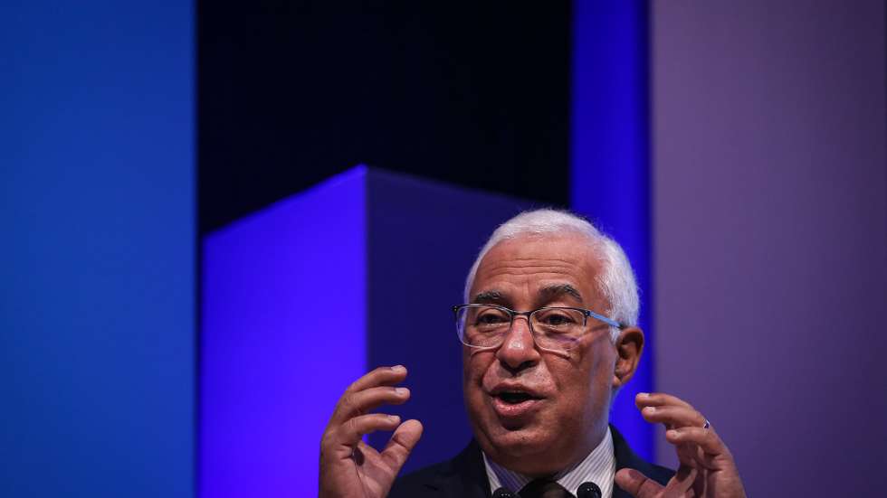 O primeiro-ministro, António Costa, discursa durante o Fórum das Competências Digitais, em Lisboa, 24 de outubro de 2022. RODRIGO ANTUNES/LUSA