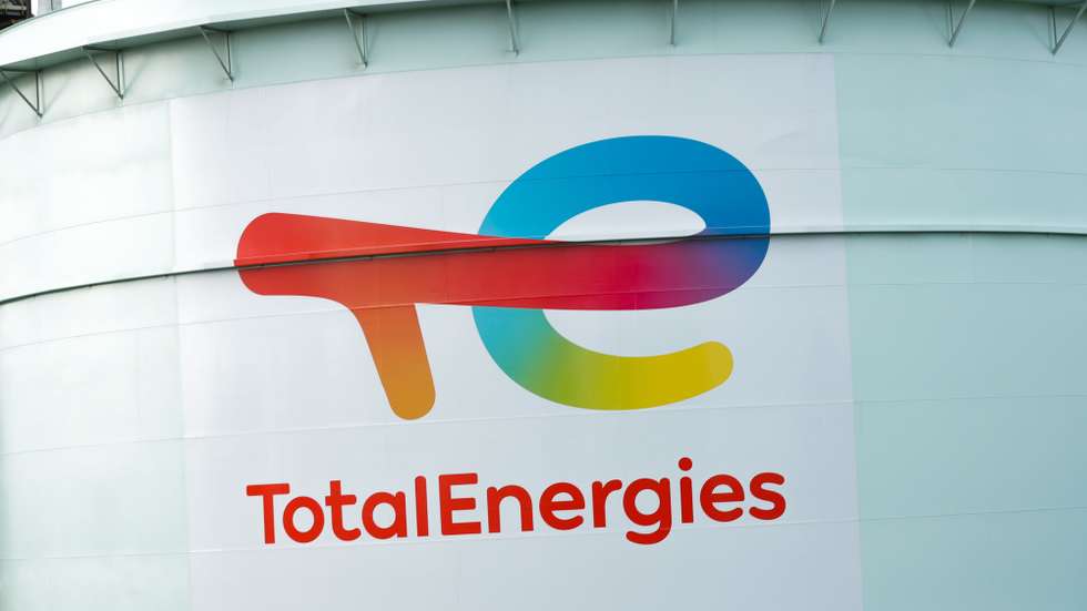 epa10243740 An oil tank at TotalEnergies fuel depot in Mardyck near Dunkerque, France, 14 October 2022. Since 27 September, General Confederation of Labour (CGT) and other trade unions have been on strike to improve working conditions in the face of inflation. The strike at refineries affected the country's domestic fuel output and caused shortage at French gas stations.  EPA/TERESA SUAREZ