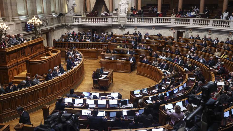 O primeiro Ministro António Costa intervém no debate parlamentar sobre política geral, esta tarde na Assembleia da República em Lisboa, 11 de janeiro de 2023. MIGUEL A. LOPES/LUSA