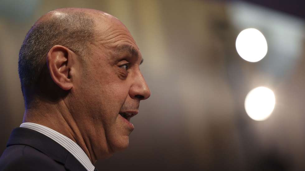 O ministro da Saúde, Manuel Pizarro, usa da palavra durante a comemoração do 30.º aniversário do Infarmed, I.P., Lisboa, 17  de janeiro de 2023.  ANDRÉ KOSTERS/LUSA