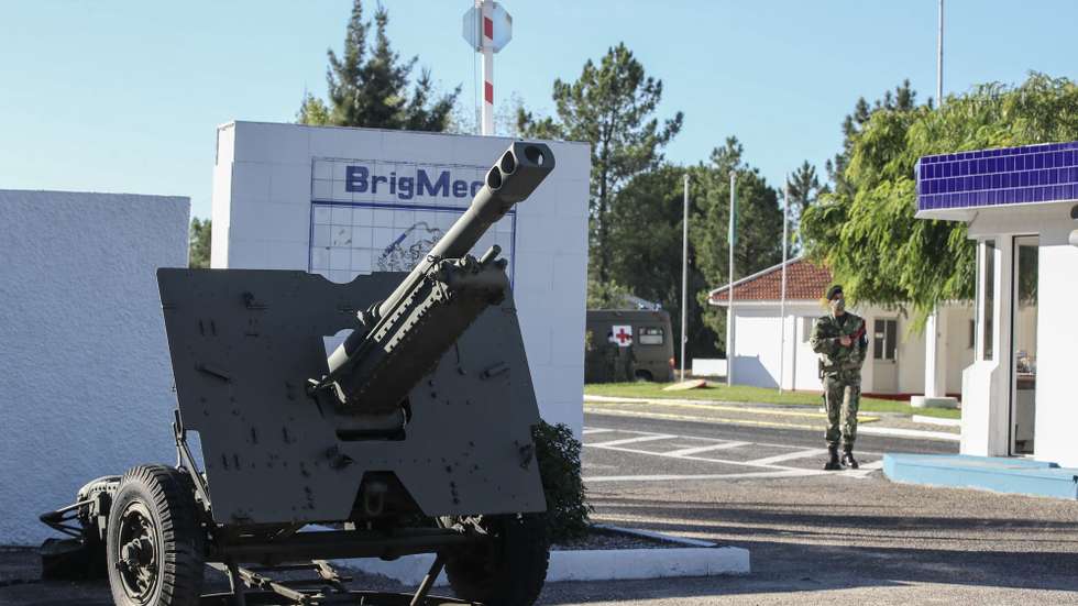 Porta de Armas do Campo Militar de Santa Margarida, Constância, 29 de setembro de 2021. PAULO NOVAIS/LUSA
