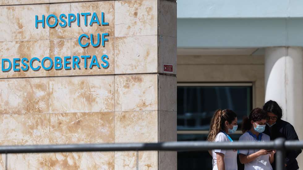 Hospital Cuf Descobertas em Lisboa, 16 de março de 2022. TIAGO PETINGA/LUSA