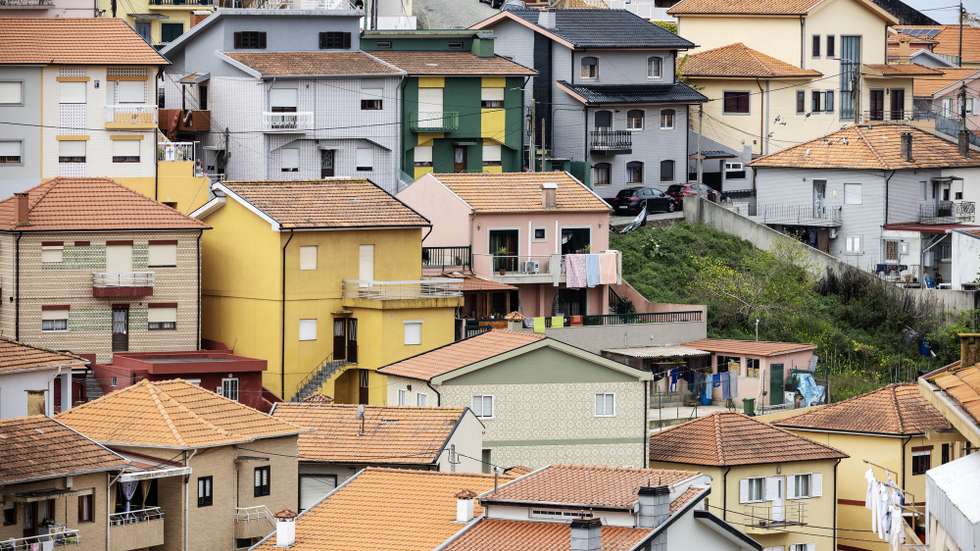 Casas na Freguesia da Afurada, Vila Nova de Gaia, 20 de março de 2023. JOSÉ COELHO/LUSA