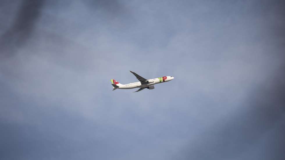 Avião da TAP, Lisboa, 28 de março de 2023. CARLOS M. ALMEIDA/LUSA