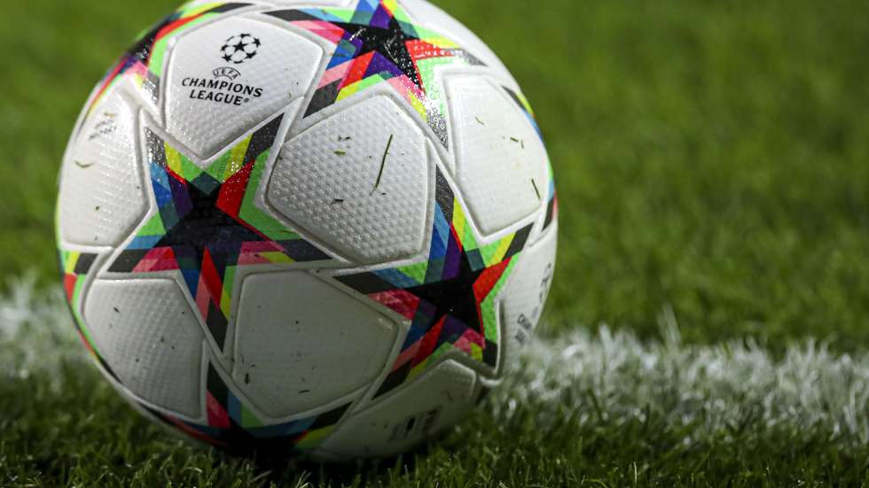 Bola de futebol  utilizada nos jogos da Liga dos Campeões  durante a  época de 2022/2023, 06 de setembro de 2022. ANTONIO COTRIM/LUSA