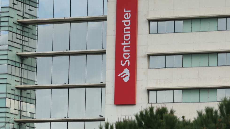 Banco Santander, Lisboa, 26 de janeiro de 2023. ANTÓNIO COTRIM/LUSA