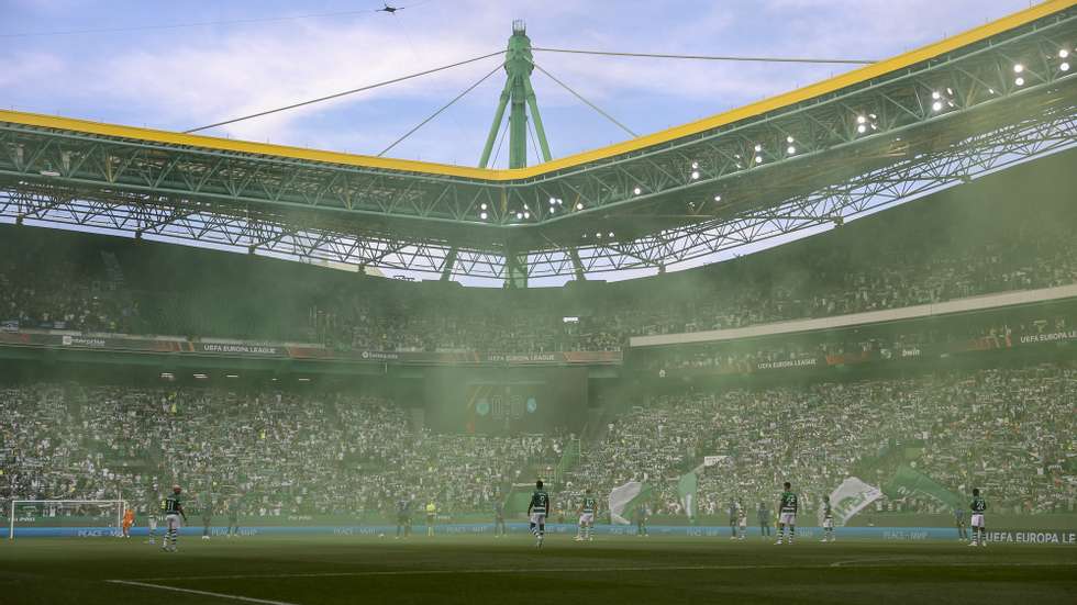 Vista geral do Estádio de Alvalade, durante o jogo da Liga Europa entre o Sporting e a Atalanta, em Lisboa, 05 de Outubro de 2023. JOSÉ SENA GOULÃO/LUSA