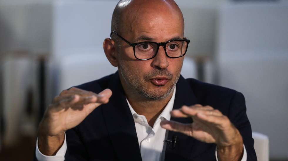 O ex-ministro das Finanças, João Leão, em entrevista à Agência Lusa em Lisboa, 29 de setembro de 2022. (ACOMPANHA TEXTO DA LUSA DE 01-10-2022) TIAGO PETINGA/LUSA