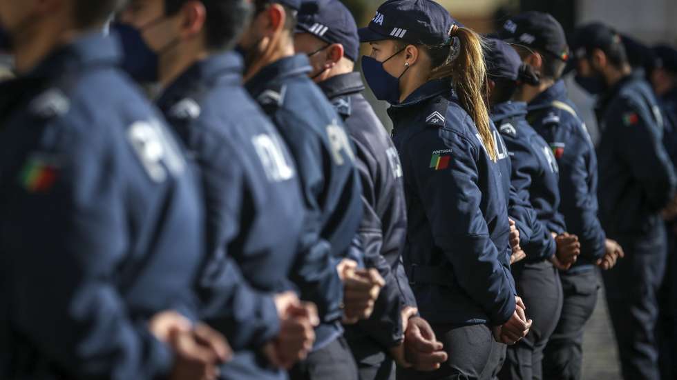 Cerimónia comemorativa do 154.º aniversário do Comando Metropolitano de Lisboa da Polícia de Segurança Pública (PSP), no Palácio da Ajuda, em Lisboa, 16 de novembro de 2021. RODRIGO ANTUNES/LUSA