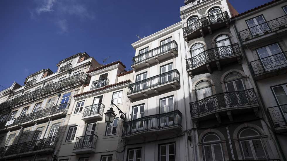 Edifícios em Lisboa, 14 de março de 2024. Turismo. Habitação. CARLOS M. ALMEIDA/LUSA