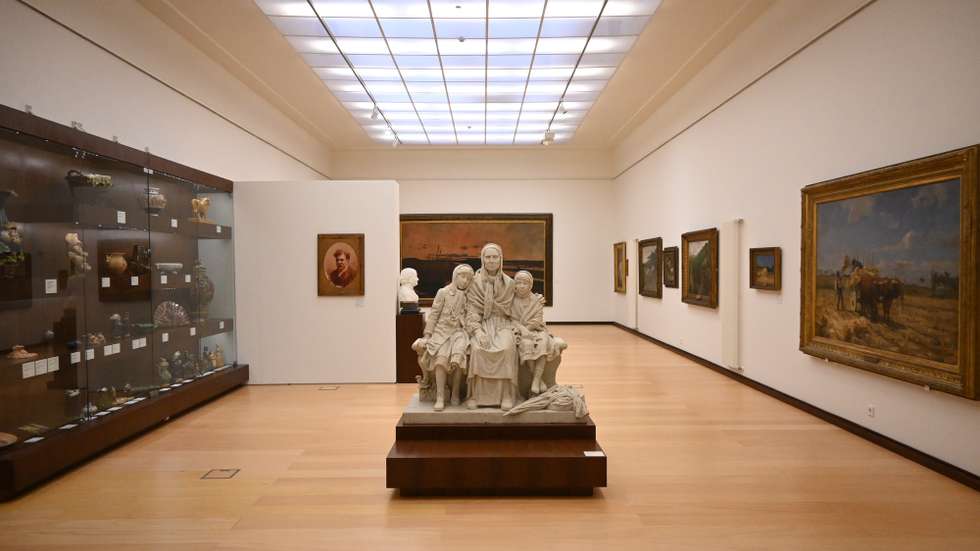 Reabertura do Museu José Malhôa após obras de requalificação, financiadas no âmbito do Programa de Recuperação e Resiliência (PRR), Caldas da Rainha, 19 de dezembro de 2023. A cerimónia, presidida pelo ministro da Cultura, Pedro Adão e Silva, contou com a presença da secretária de Estado da Cultura, Isabel Cordeiro, e da diretora regional da Cultura do Centro, Suzana Menezes. CARLOS BARROSO/LUSA