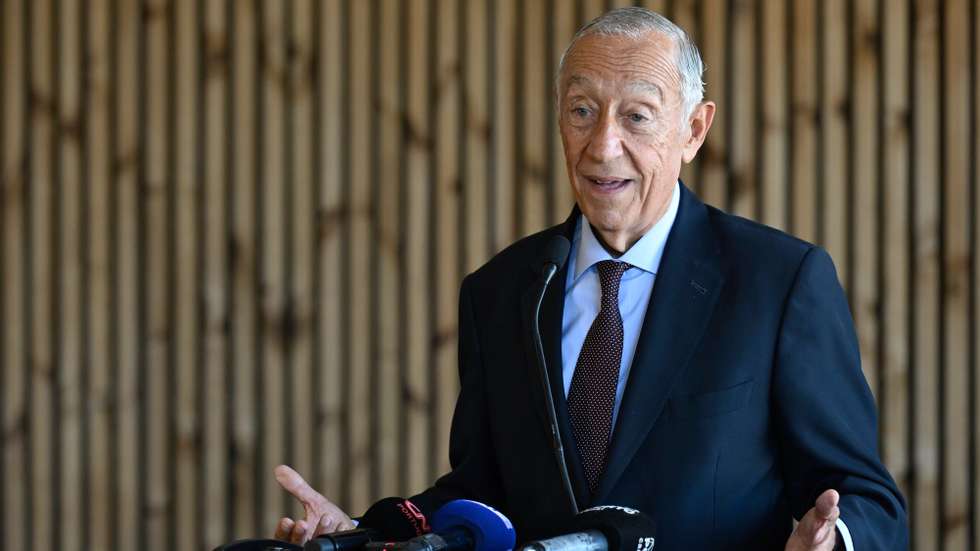 O Presidente da República, Marcelo Rebelo de Sousa, discursa durante a cerimónia de abertura da Oficina da Música que decorreu em Cabeceiras de Basto, 02 de junho de 2024.  FERNANDO VELUDO/LUSA