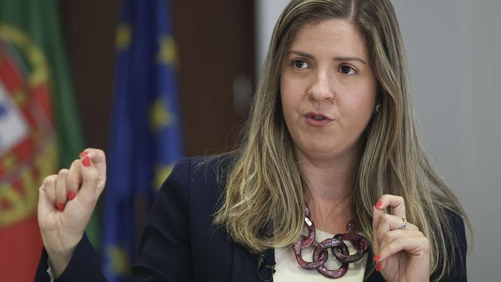 A ministra da Juventude e Modernização, Margarida Balseiro Lopes, durante entrevista à Agência Lusa em Lisboa, 17 de junho de 2024. ( ACOMPANHA TEXTO DO DIA 18 de JUNHO de 2024 ).ANTÓNIO COTRIM/LUSA