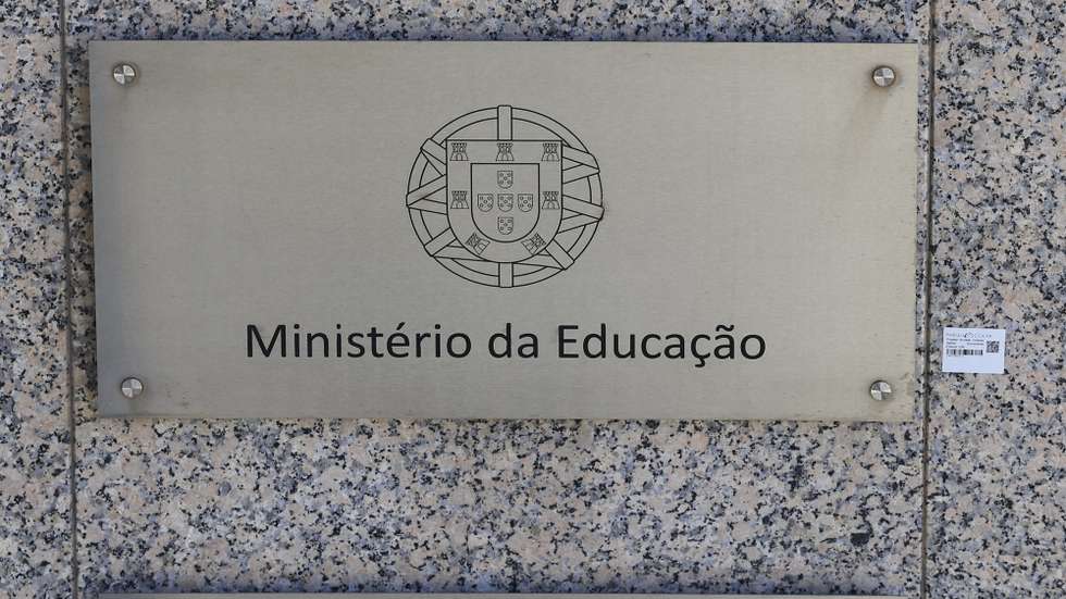 Logotipo do Ministério da Educação, Lisboa 15 de abril de 2024. ANTÓNIO COTRIM/LUSA