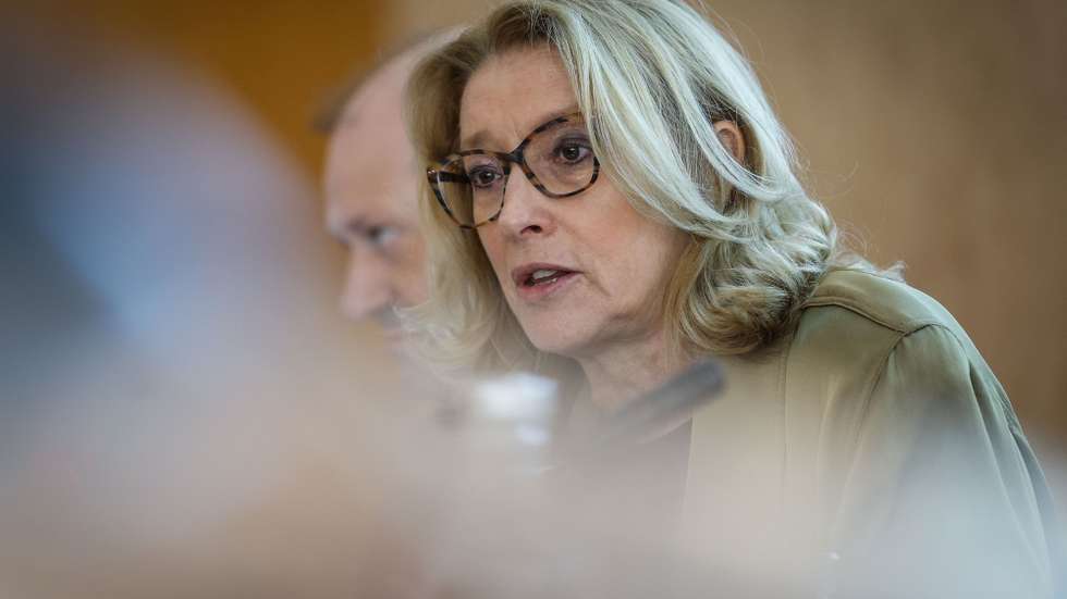 A ministra do Trabalho, Solidariedade e Segurança Social, Maria do Rosário Palma Ramalho (D), intervém durante a sua audição na Comissão de Trabalho, Segurança Social e Inclusão, na Assembleia da República, em Lisboa, 10 de julho de 2024. ANTÓNIO PEDRO SANTOS/LUSA