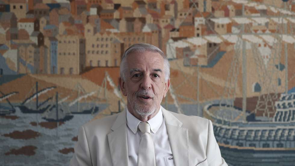 O presidente do Conselho Económico e Social (CES), Luís Pais Antunes, posa para a foto durante uma entrevista à Agência Lusa, em  Lisboa, 18 de julho de 2024. (ACOMPANHA TEXTO DO DIA  DE 21 DE JULHO DE 2024) ANTÓNIO COTRIM/LUSA