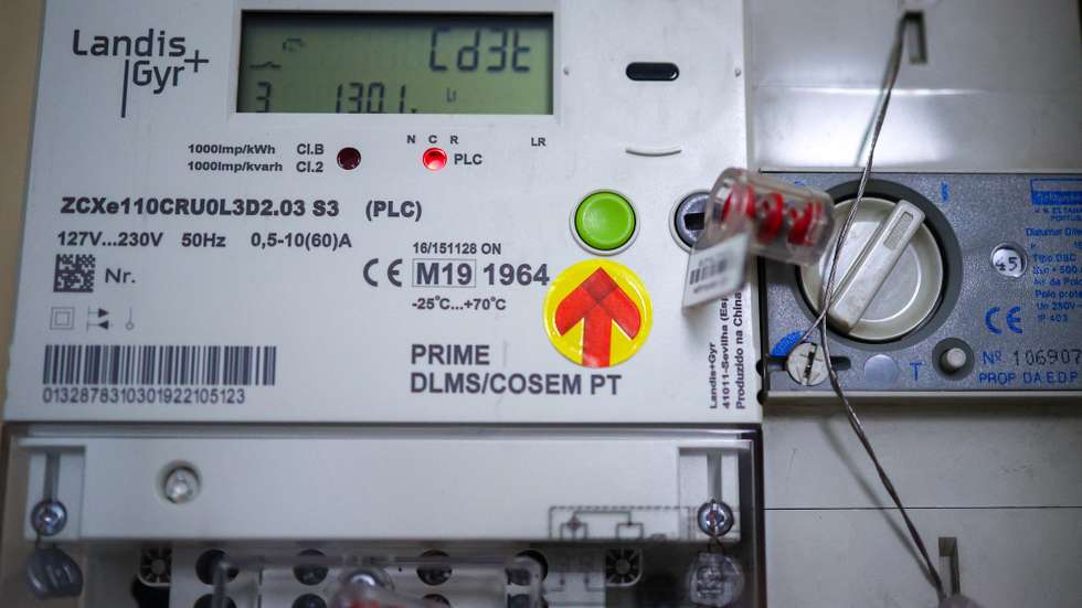 Contador de eletricidade, Lisboa, 09 de abril de 2024. ANTÓNIO COTRIM/LUSA