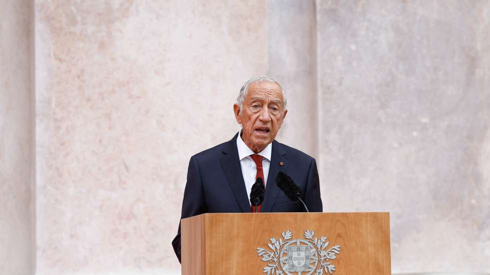 O Presidente da República, Marcelo Rebelo de Sousa, intervém durante as comemorações oficiais do Dia da Implantação da República Portuguesa, nos Paços do Concelho, em Lisboa, 05 de outubro de 2024. A Implantação da República Portuguesa foi o resultado de uma revolução organizada pelo Partido Republicano Português, que destituiu a monarquia constitucional e implantou um regime republicano em Portugal. ANTÓNIO PEDRO SANTOS/LUSA