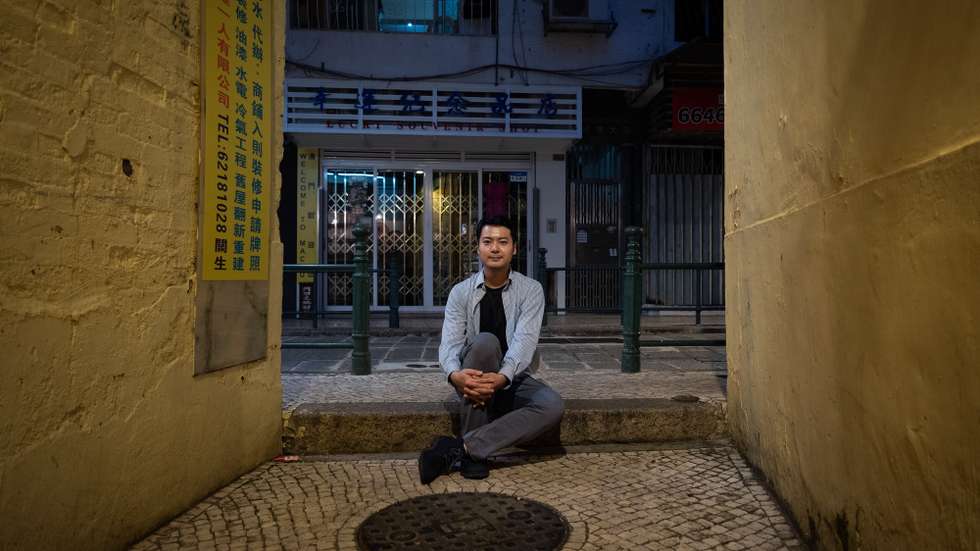 Entrevista com o artista de Macau Eric Fok, em Macau (China), 18 de outubro de 2024. (ACOMPANHA TEXTO DO DIA 27 DE OUTUBRO DE 2024) GONÇALO LOBO PINHEIRO/LUSA