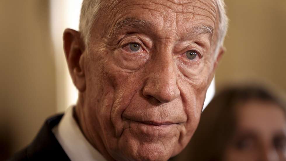 O Presidente da República, Marcelo Rebelo de Sousa, fala aos jornalistas a propósito das eleições dos Estados Unidos da América, no Palácio de Belém em Lisboa, 06 de novembro de 2024. FILIPE AMORIM/LUSA