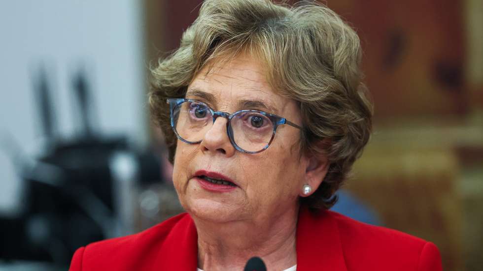 A Provedora de Justiça, Maria Lúcia Amaral, durante a sua audição perante a Comissão de Assuntos Constitucionais, Direitos, Liberdades e Garantias, que decorreu na Assembleia da República, em Lisboa, 10 de outubro de 2024. ANTÓNIO COTRIM/LUSA