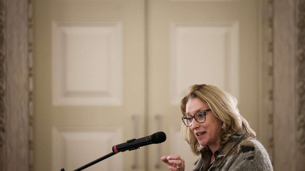 A ministra do Trabalho, Solidariedade e Segurança Social, Maria do Rosário Ramalho, intervém durante a 6.ª Conferência “Fórum Produtividade &amp; Inovação”, em Lisboa, 07 de janeiro de 2025. FILIPE AMORIM/LUSA