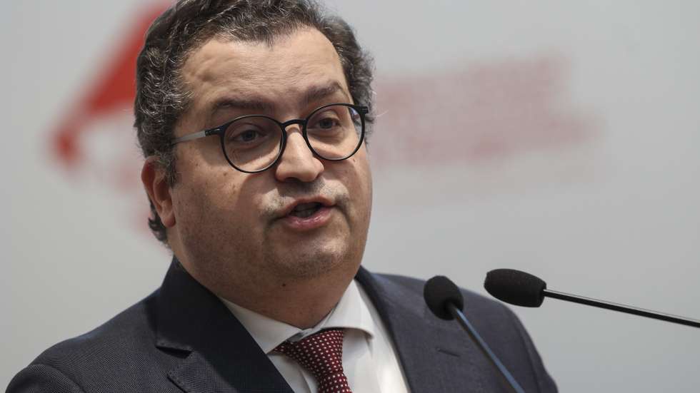 O ministro de Estado e das Finanças Joaquim Miranda Sarmento intervém no Leader´s Agenda 2025 esta manhã no ISEG em Lisboa, 31 de janeiro de 2025. MIGUEL A. LOPES / LUSA