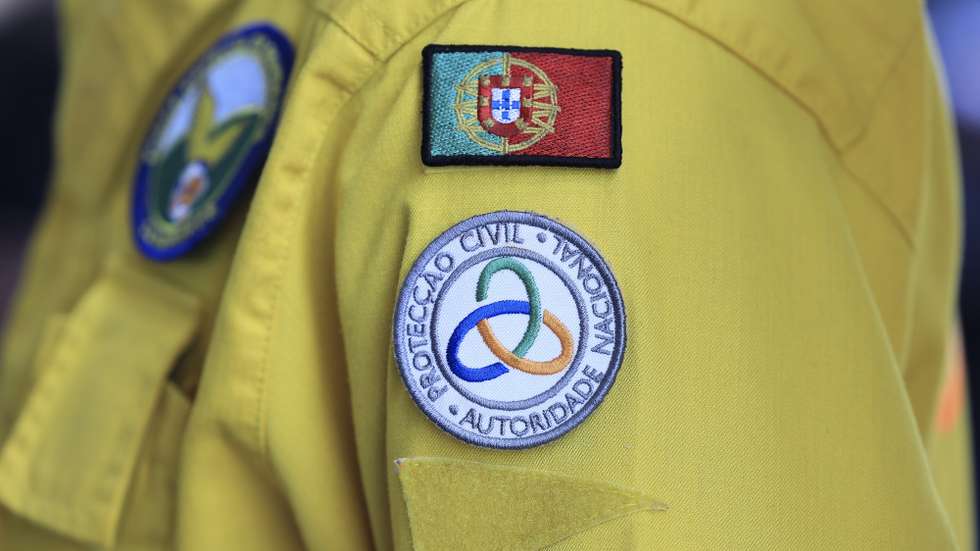 Logótipo da proteção civil de Lisboa, Lisboa, 18 de abril de 2024. ANTÓNIO COTRIM/LUSA