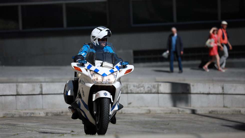 Agente da Polícia de Segurança Pública com mota, Porto, 02 maio de 2019. ESTELA SILVA/LUSA