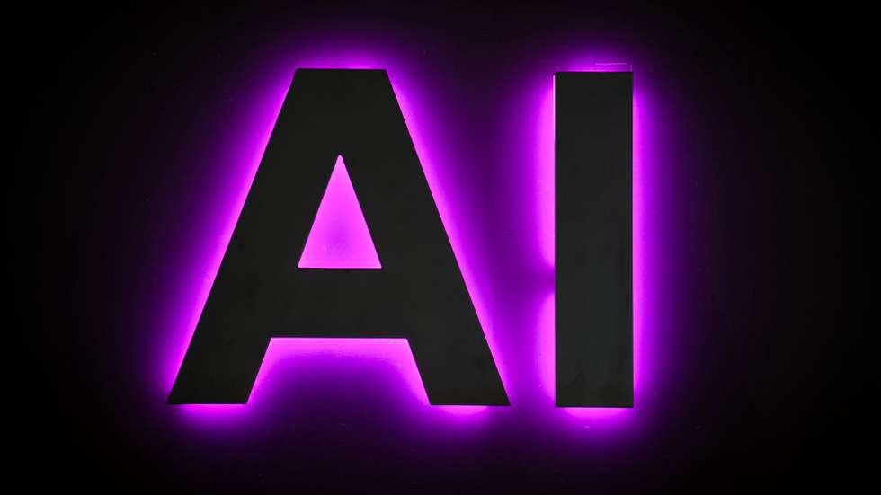 epa11939862 An Artificial Intelligence (AI) logo at the Mobile World Congress (MWC) 2025 held in Barcelona, Spain, 04 March 2025. The MWC 2025 expects to gather more than 100,000 visitors turning Barcelona into the global epicenter of technology.  EPA/Enric Fontcuberta