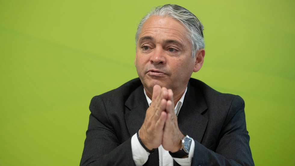 O secretário-geral do Juntos Pelo Povo (JPP) e líder parlamentar na Assembleia Legislativa da Madeira, Élvio Sousa, em entrevista à agência Lusa, no Funchal, 07 de abril de 2025. HOMEM DE GOUVEIA/LUSA