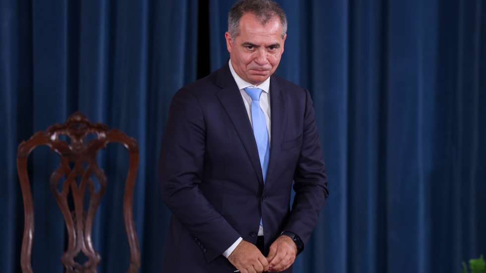 O secretário de Estado do Desporto, Pedro Dias, durante a cerimónia de tomada de posse dos 43 secretários de Estado do XXV Governo Constitucional realizada no Palácio Nacional da Ajuda, Lisboa, 6 de junho de 2025.  JOSÉ SENA GOULÃO/LUSA