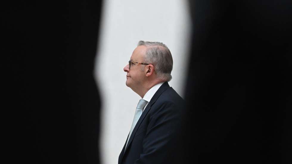epa12252548 Australian Prime Minister Anthony Albanese attends the proceedings of the opening of the 48th Federal Parliament at Parliament House in Canberra, Australia, 22 July 2025.  EPA/LUKAS COCH AUSTRALIA AND NEW ZEALAND OUT