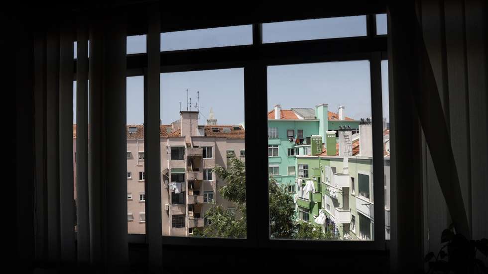 Visão geral de um bairro habitacional, em Lisboa, 02 de junho de 2025. Habitação. Arquitetura. Construção Civil. Gruas. ANTÓNIO PEDRO SANTOS/LUSA