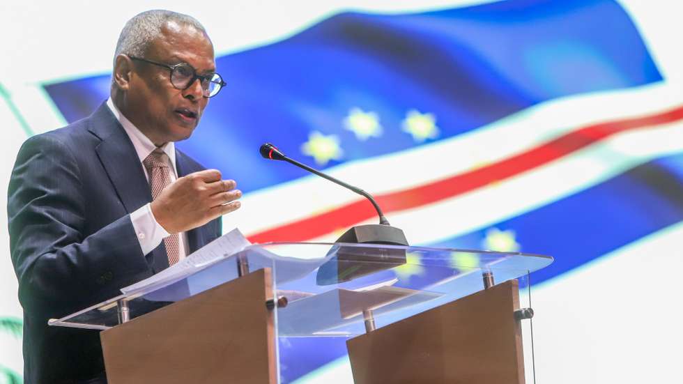 Presidente da Republica de Cabo Verde, José Maria Neves, usa da palavra na cerimónia de celebração dos 50 anos de independência de Cabo Verde, na Cidade da Praia, em Cabo Verde, 05 de julho de 2025. ELTON MONTEIRO/LUSA
