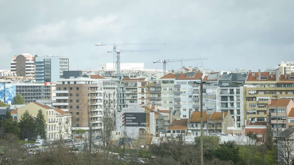 Visão geral do bairro de Palhavã, em Lisboa, 07 de fevereiro de 2025. Habitação. Arquitetura. Construção Civil. ANTÓNIO PEDRO SANTOS/LUSA