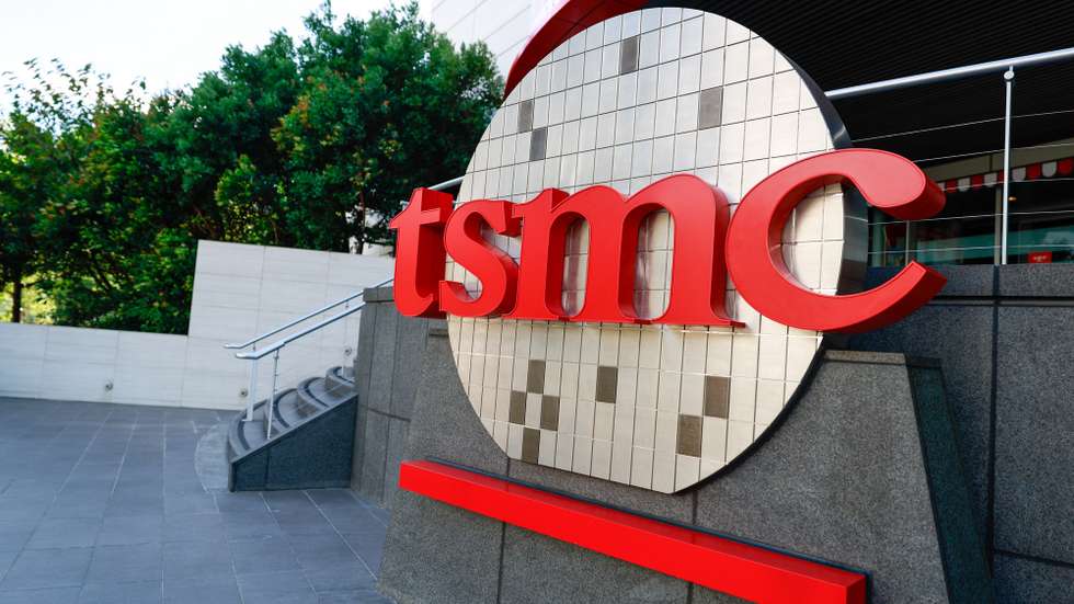 epa12440888 The Taiwan Semiconductor Manufacturing Company Limited (TSMC) logo is displayed outside its museum in Hsinchu, Taiwan, 09 October 2025. TSMC announced its net revenue for September 2025 at 330.98 billion New Taiwan Dollars (approximately 10.87 billion US Dollars), down 1.4 percent from August but up 31.4 percent compared to September 2024. Revenue from January to September 2025 reached 2,762.96 billion New Taiwan Dollars (approximately 90.65 billion US Dollars), an increase of 36.4 percent compared to the same period in 2024.  EPA/RITCHIE B. TONGO