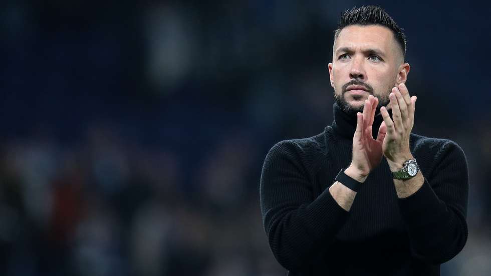 FC Porto head coach Francesco Farioli during the Portuguese First League soccer match against FC Porto held at Dragao stadium, in Porto, Portugal, 02 November 2025. MANUEL FERNANDO ARAUJO/LUSA