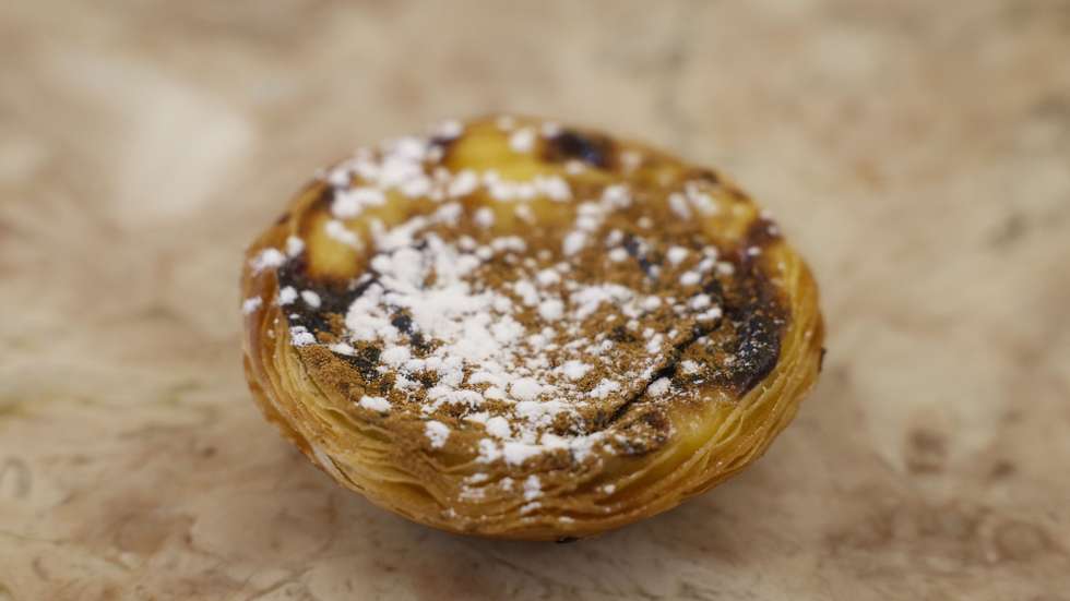 Pastel de nata da pastelaria Manteigaria, na Praça do Rossio, em Lisboa, 18 de julho de 2025. Doces. Açúcar. Alimentação. Alimentos. Sobremesa. ANTÓNIO PEDRO SANTOS/LUSA
