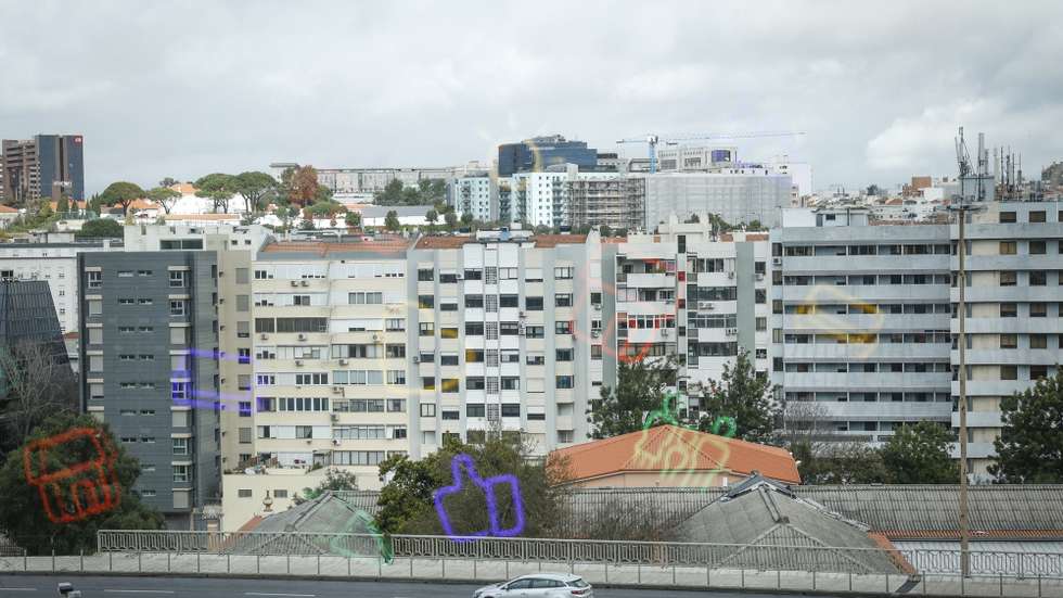 Visão geral do bairro de Palhavã, em Lisboa, 07 de fevereiro de 2025. Habitação. Arquitetura. Construção Civil. ANTÓNIO PEDRO SANTOS/LUSA