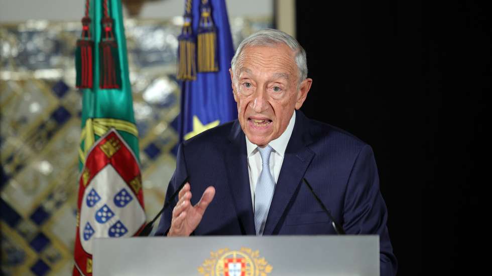 O Presidente da República, Marcelo Rebelo de Sousa, faz o seu discurso de Ano Novo, no Palácio de Belém, em Lisboa, 01 de janeiro de 2026. Marcelo Rebelo de Sousa faz hoje a sua última mensagem de Ano Novo enquanto Presidente da República, que prometeu que será mais curta devido à proximidade das eleições presidenciais de 18 de janeiro. MANUEL DE ALMEIDA/LUSA