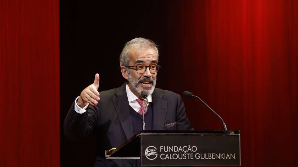O ministro de Estado e dos Negócios Estrangeiros, Paulo Rangel, intervém no Seminário Diplomático, na Fundação Calouste Gulbenkian, em Lisboa, 05 de janeiro de 2026. ANTÓNIO PEDRO SANTOS/LUSA