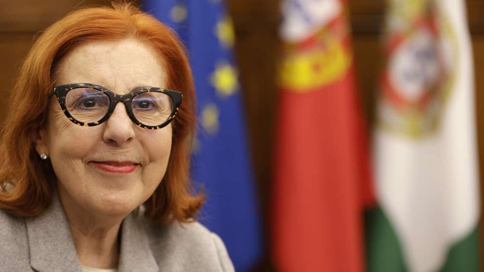 A ministra do Ambiente e Energia, Maria da Graça Carvalho, durante a sua audição na Comissão de Ambiente e Energia, na Assembleia da República, em Lisboa, 20 de janeiro de 2026. MARCOS BORGA/LUSA