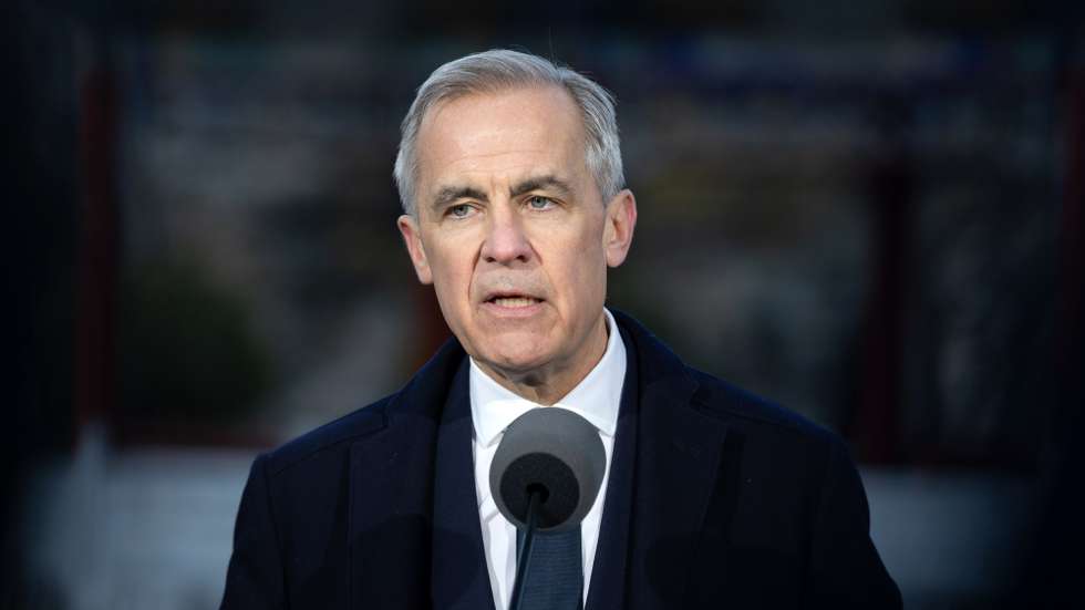 epa12652933 Canadian Prime Minister Mark Carney speaks during a press conference in Beijing, China, 16 January 2026. Carney is visiting Beijing from 14 to 17 January and met with Chinese President Xi Jinping earlier in the day.  EPA/JESSICA LEE