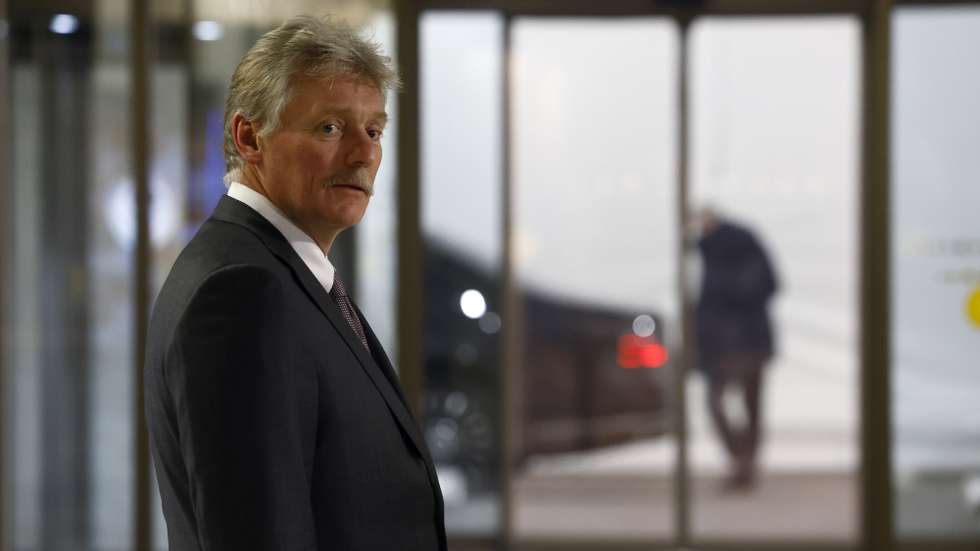 epa12564786 Kremlin spokesman Dmitry Peskov attends a plenary session as part of the 16th VTB Investment Forum 'Russia Calling!' in Moscow, Russia, 02 December 2025. The forum runs from 02 to 03 December 2025.  EPA/SERGEI ILNITSKY