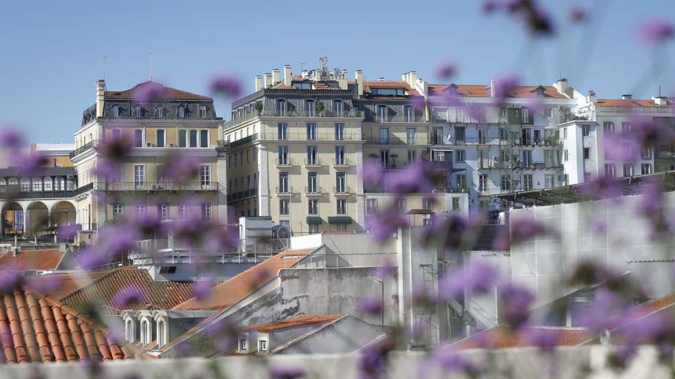 Visão geral do bairro do Príncipe Real, em Lisboa, 16 de fevereiro de 2025. Habitação. Arquitetura. Construção Civil. ANTÓNIO PEDRO SANTOS/LUSA