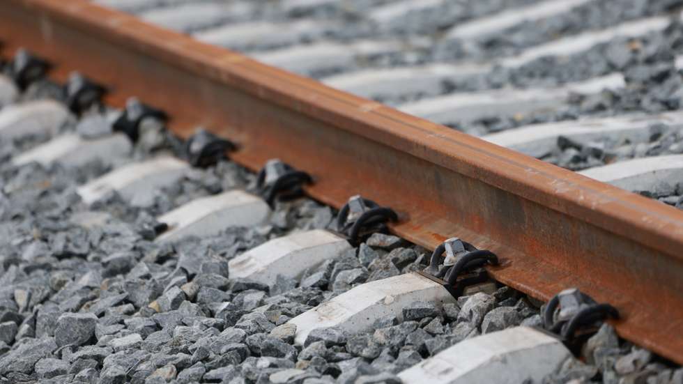 Nova Linha de Évora onde decorrem trabalhos de via e catenária entre Évora e Elvas/Caia/Fronteira, que vai servir a ligação ferroviária com Espanha, Alandroal, 16 de janeiro de 2026. NUNO VEIGA/LUSA
