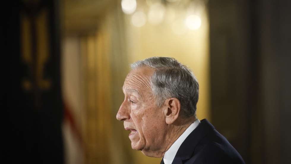 O Presidente da República, Marcelo Rebelo de Sousa, profere uma mensagem a propósito da realização do segundo sufrágio das Eleições Presidenciais de 2026, no Palácio de Belém, em Lisboa, 07 de fevereiro de 2026. ANTÓNIO PEDRO SANTOS/LUSA