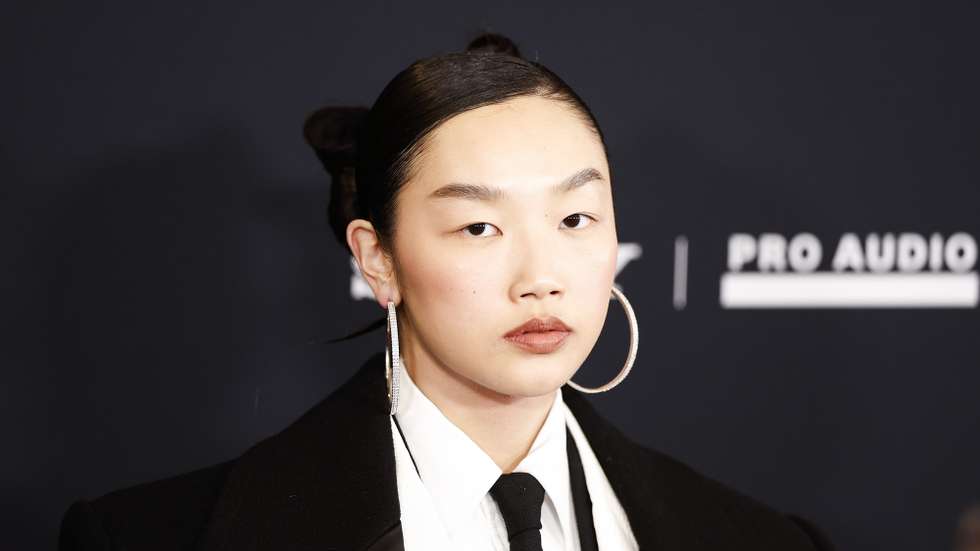 epa12696493 US singer and songwriter Audrey Nuna attends the Recording Academy and Clive Davis' Salute To Industry Icons pre-Grammy gala at the Beverly Hilton in Los Angeles, California, USA, 31 January 2026.  EPA/CHRIS TORRES